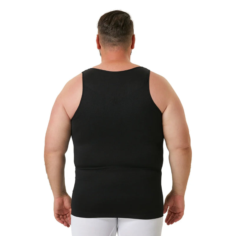 Men Slimming Compression Vest Tummy Control Belly Shaper Workout Tank Top Undershirt Waist Trainer Body Shapewear