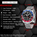 2026 New PAGANI DESIGN Luxury Men Mechanical Watches Stainless Steel GMT Watch Top Brand Sapphire Glass Men Watch reloj hombre