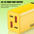 4 Ports 120W USB C Charger Fast Charging EU/US/UK Plug Wall Charger Adapter For iPhone Samsung Xiaomi Huawei Phone Power Charger