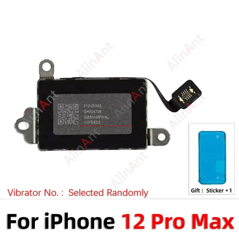 OEM Sticker + Flex For iPhone 12 13 14 15 Pro Max Plus mini For TAPTIC ENGINE Vibrator Motor Flex Cable