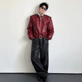 LUZHEN 2025 Winter New Original High Quality Faux Fur Liner Warm Parka Jacket Men's Fashion Handsome Leather Padded Coat JY5697