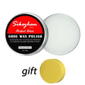 Colorless Odorless Mink Leather Shoe Conditioner, Nourishing Anti-Crack Waterproof Shine with Applicator Sponge