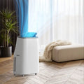 14000 BTU Portable Air Conditioner, 3-In-1 Cooling for 750 Sq.Ft Rooms,Quiet, Remote Control, LED Display, 24H Timer, Window Kit, Energy Efficient,Home/Office Use,Grey Top