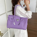 Korean PVC Waterproof Beach Shoulder Bag 2026 Summer Y2K Candy Color Jelly Bags Trendy Dopamine Fashion Tote Underarm Handbag