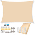 Waterproof Sun Shade Sail Canopy Rectangle UV Block | SAMAG