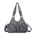 Angelkiss Women Handbags Rose Soft Tote Bag Small Top-handle Purse Fashion Satchel Multi-Pockets Shoulder Bag Hobos Phone Pack