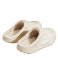 2025 New Men's Thick Bottom Waterproof Non-Slip Warm Home Outdoor Wear Fleece Lined Couple Cotton Slippers Winter EVA
