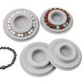1PC 8.5-10.3cm Flocked Bead Board Bracelet Beading Organizer Artistry Tray Design Tool For DIY Jewelry Handmade Making Tools
