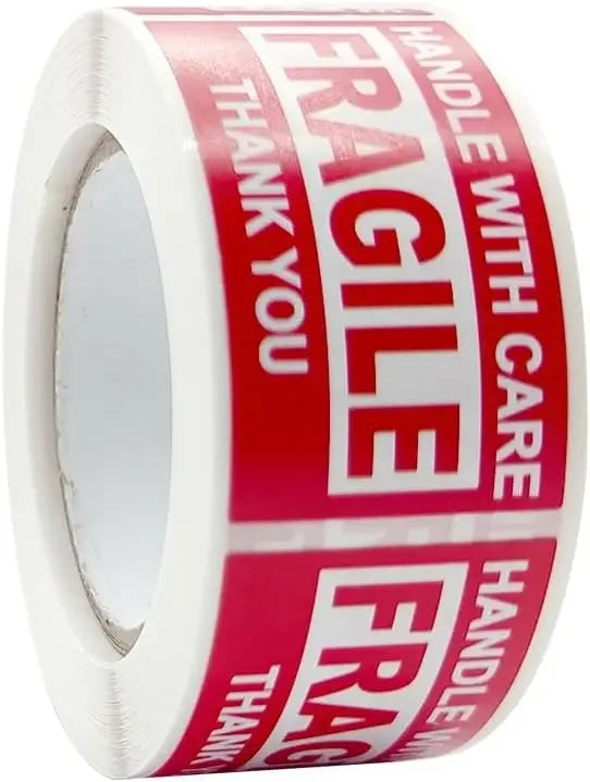 250pcs Fragile Sticker Warning Stickers Fragile Handle with Care Fragile Labels Adhesive Labels for Shipping Moving Packing