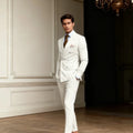 Fashionable Single-Breasted Men's Suit Set For Wedding Formal Business 2PCS Men's Suit Set Including Jacket Vest Pants Customize