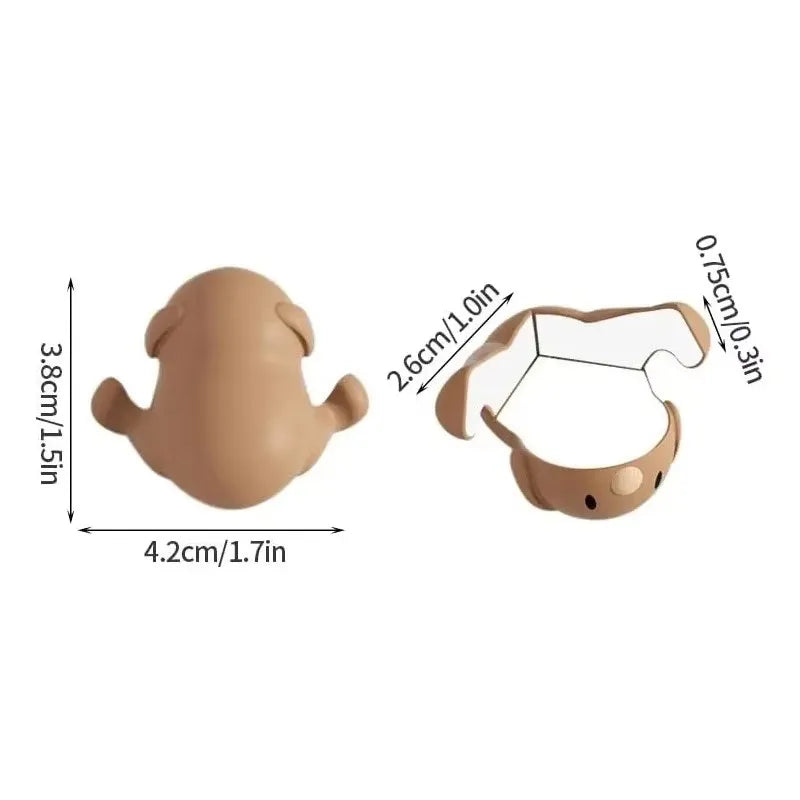 4Pcs Baby Silicone Corner Protectors Table Corners Bear Collision Protectors Children's Collision Protectors Safety Protection