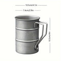 1PC Outdoor Retro Mug Coffee Mug Creative Retro Vintage Camping Picnic Mug Beer Mug