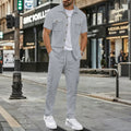 Men's Matching Sets: Waffle Knit Outfit & Light Coats | SAMAG
