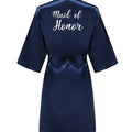 Satin Silk Robes Plus Size Wedding Bathrobe Bride | SAMAG