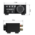 50W + 50W 100W Bluetooth 5.0 Amplifier Digital Audio Power Amp Class D USB AUX TF Home Theater Hifi Stereo