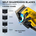 T9 Vintage Men's Electric Hair Clipper Beard Trimmer/Rechargeable Hair Cutting Machine With Nose Hair Trimmer Kit Boyfriend Gift