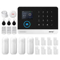 PGST WiFi 4G Home Alarm Security System Set Alexa Automation Alarm Security Protection Door Motion Works with Tuya Smart Life
