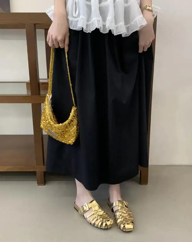2026 Summer New Women's Mules And Clogs Closed Toe Woven Hollow Out Breathable Slip On Shoes Plus Size Casual Flat Sandals мюли