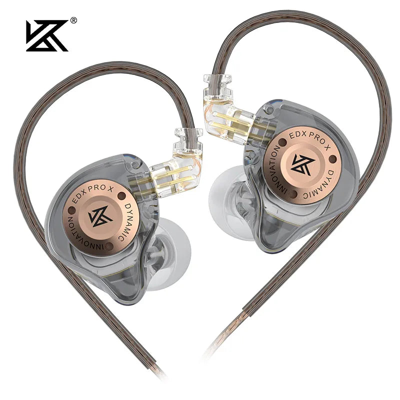 KZ EDX PRO X Wired Earphones HIFI Stereo Bass Music Headphones In Ear Monitor Sport Earbuds Noise Cancelling Headset PK ZSN PRO