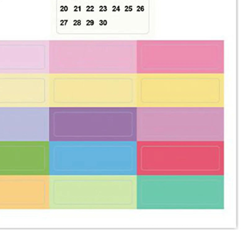 2Pcs 2026  Calendar Stickers Monthly Planner Stickers Labels For Diy Scrapbook Journals Notebooks Scheduling School Office