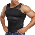 Men Compression Shirts for Men Shapewear Chest Abdomen Control Body Shaper Slimming Undershirt Workout Vest Tank Top