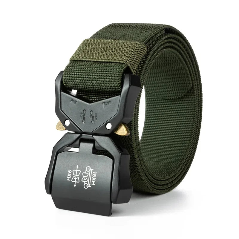 New Tactical Belt Quick Release Elastic Belt Casual Tooling Training Belt Men's Trousers Belt TL456