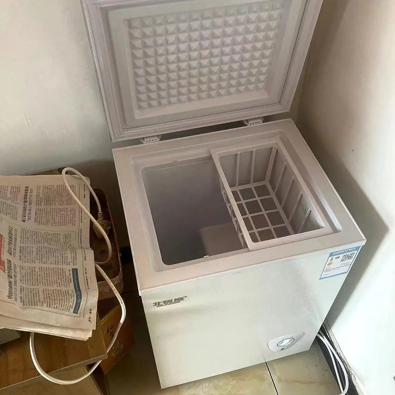 42L Small Household and Commercial Freezer  Single-temperature Convertible Cabinet Freezer Refrigerator Ice