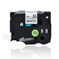1PCS 36mm black on white tze261 compatible brother p touch printer laminated label tape tze-161 tze661 tz-M961 tze-461
