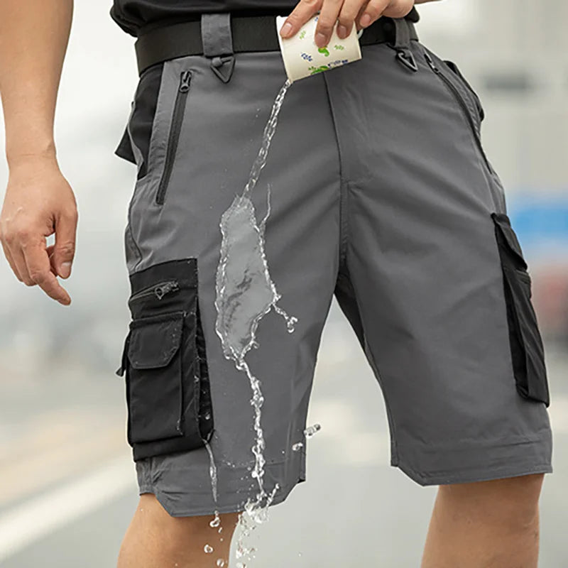 Fishing Multi-Pocket Cargo Shorts Men Wear-Resistant | SAMAG