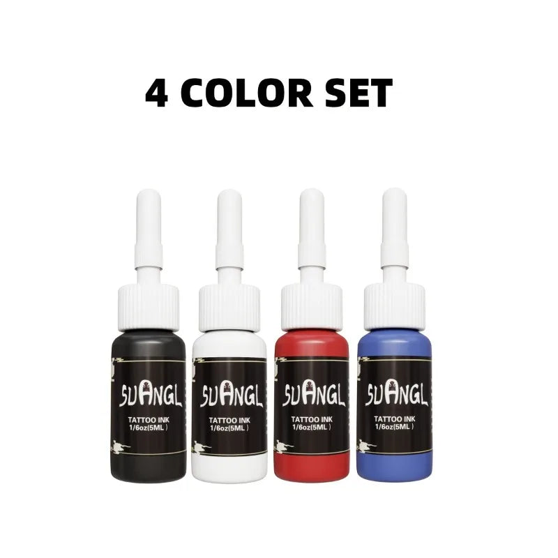 4/10/14/20Pcs Color Fashion Professional Tattoo Ink L Long-lasting Tattoo Ink Painting Tattoo Supplies, Body Art Supplies