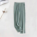 Men's Stylish Summer Pajama Pants, Thin Home Pants, Loose Breathable Air-Conditioned Pants with Elastic Waist