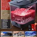 220V AUX Electric Foot Bath Tub with Heating Constant Temperature and Massage Automatic Deep Soak WBD