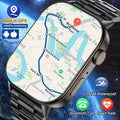 New GPS Military Smart Watch Bulit-in GPS Compass Altimeter Barometric 10ATM IP69K Waterproof AMOLED BT Call Smartwatch