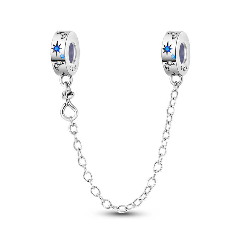 Silver Clasp 925 Sterling CZ Pave Clip Charms Daisy Beads | SAMAG