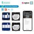 Bseed EU Standard Zigbee Light Switches Parts 1/2/3Gang Dimmer Curtain Module DIY Part Tuya Smart Life Control Neutral Required
