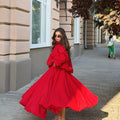 Women Oversized Hooded Zipper Jacket Maxi Long Skirt Two | SAMAG
