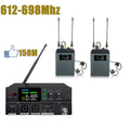 Leicozic PM10 True Diversity Stereo Wireless In Ear Monitoring System 150M 2x150mW Hifi Sound System In-Ear IEM Pro Stage Audio