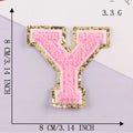 On Clothing Towel English Alphabet Decoration DIY Applique Accessories Patches Clothing Badges Clothes Embroidery Appliques