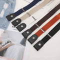 Jeans Elastic Waistband For Women/Men No Bulge No Buckle Stretch Elastic Waist Belt Versatile and Minimalist Elastic Waistband