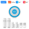 PGST WiFi Alexa Tuya Smart Life Home Alarm Security System Kit Home Automation Alarm Security Protection Door Motion Sensor