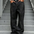 Men's Fashion Trend Casual Patchwork Distressed Flared | SAMAG