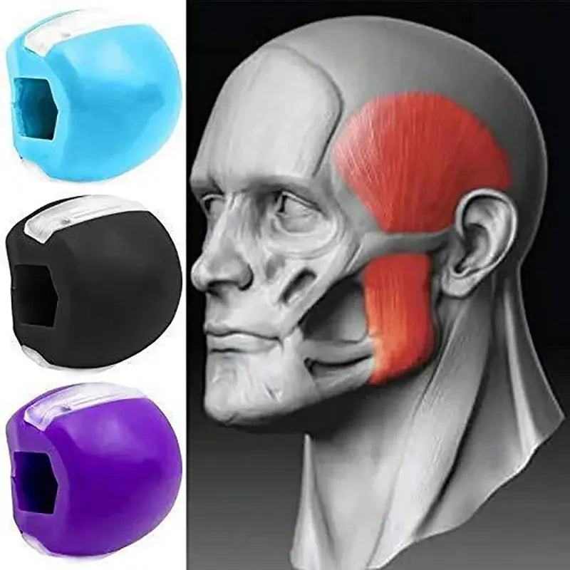 Jawline Exerciser Jaw Muscle Toner Training Fitness Ball | SAMAG