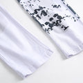 Men's white American flag printed jeans | SAMAG