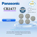 1-10pcs Panasonic CR2477 battery CR 2477 lithium 3V instrument meter imported digital tire pressure monitor intelligent toilet