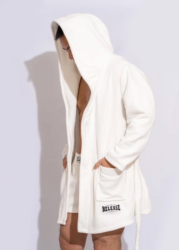 Men's Bathrobe Short Style Thick Comfortable Soft Plush Fleece Solid Color Pajama Casual Home Warm Bath Robes
