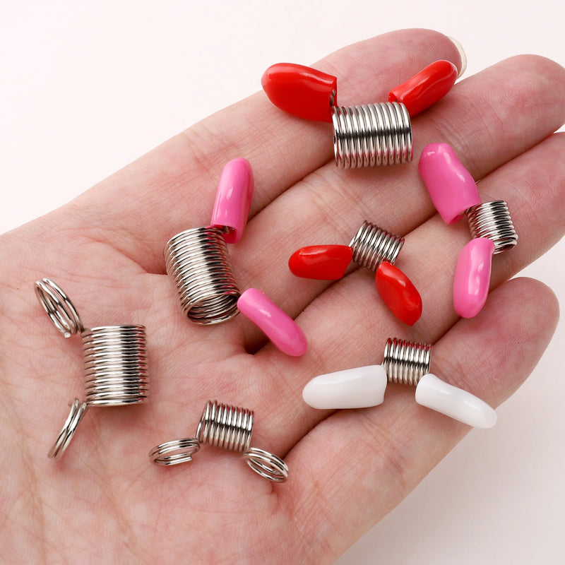 1 Pcs Beads Stopper Spring Clamps Creative Bead Wire End Jewelry Making Tool, DIY Bracelet Necklace Tool Accessory for Handmade