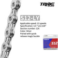 TANKE Bike Chain S8 S9 S10 S11 S12 MTB Road Bicycle Chains,Variable Speed Chain 116/126L High Quality Current Cycling Accessorie