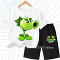 Children's Plants Vs. Zombies Short - Sleeved T - Shirt Set - View 8 | SAMAG