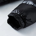 KIDCRKJ Thicken Cold-proof Winter Men Jacket Streetwear Long Sleeve Male Outerwear Simple Stand Collar Man Hooded Down Coat
