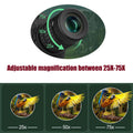 BORWOLF 25-75x80 Telescope Spotting Scope Powerful Zoom Monocular  BAK4 Waterproof For Bird Watching Target Shotting With Tripod